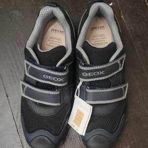 Geox Black and Gray Velcro Sneakers, size 40